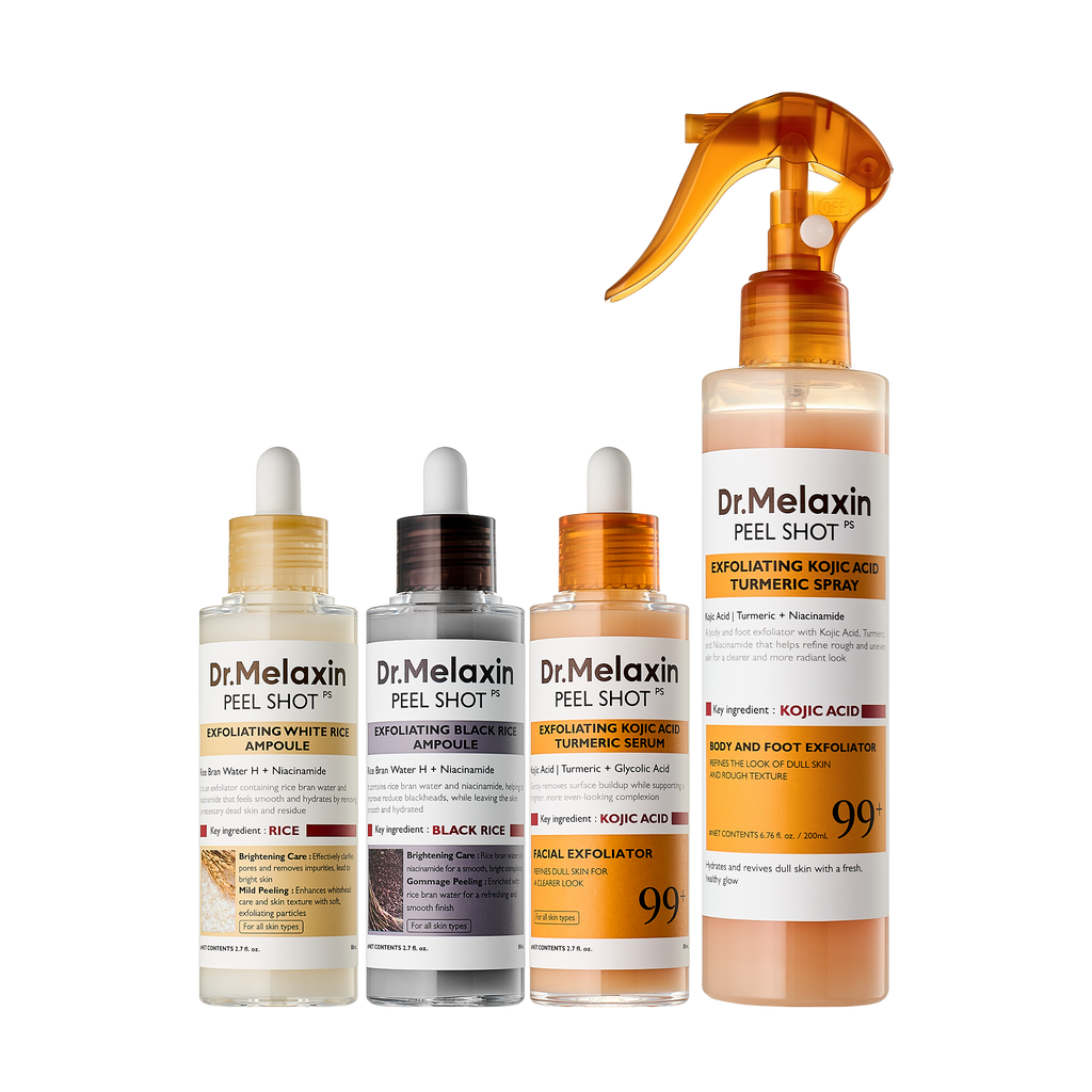 Peel Shot Glow Rice Ampoule Duo & Kojic Acid Turmeric Duo
