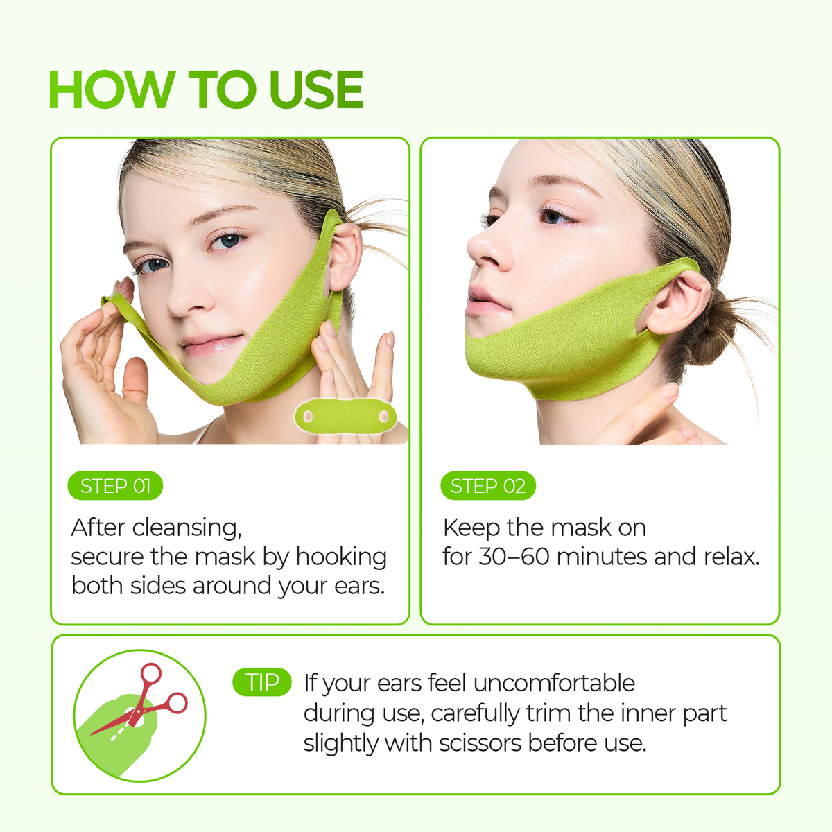 CACTOX V-Lifting Mewing Band 4EA