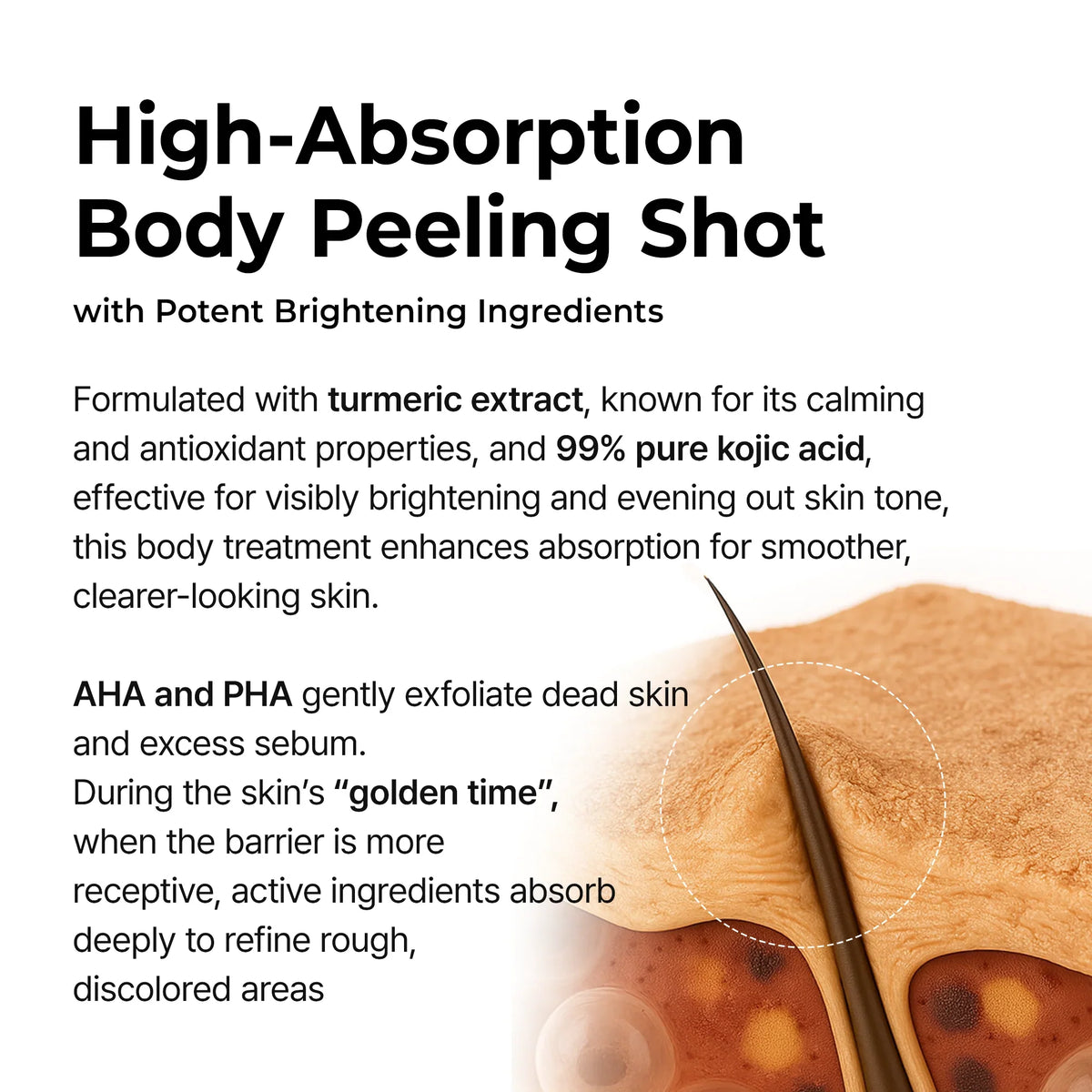Peel Shot Keratin Care Kojic Acid Turmeric Spray
